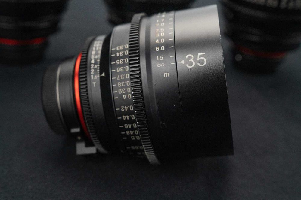 XEEN unikatowy zestaw ośmiu obiektywów filmowych