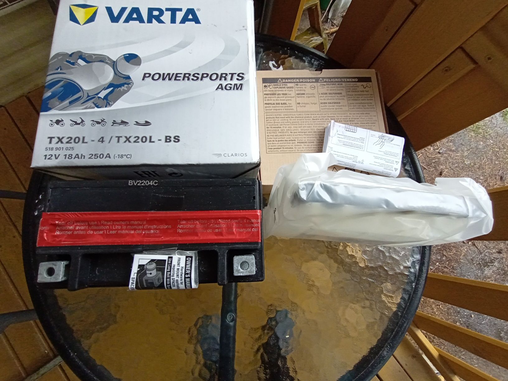 Akumulator Varta Powersport motocykle AGM lewy +. Wyprzedaż