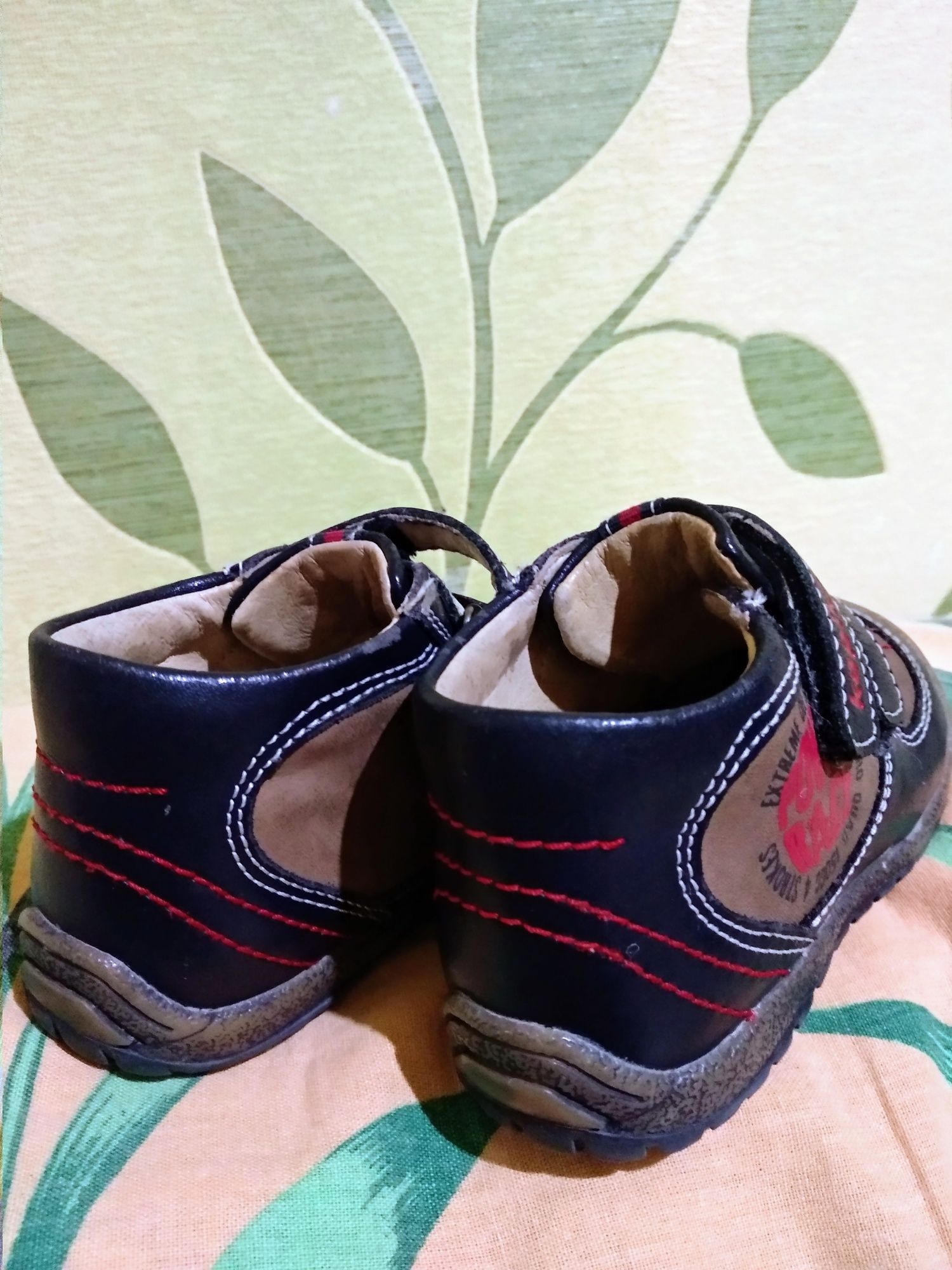 Демисезонные кожаные ботинки Kapika 13 см