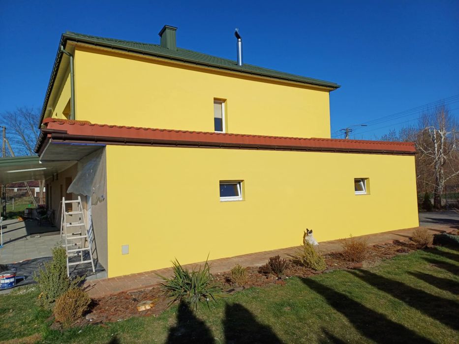 Elewacje, tynki maszynowe