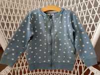 Bluza 98 104 niebieska stokrotki 51015