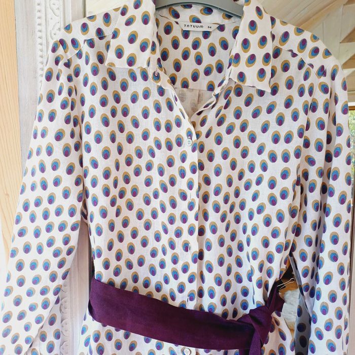 Sukienka tatuum len lniana 34 jak 36-38 stan idealny