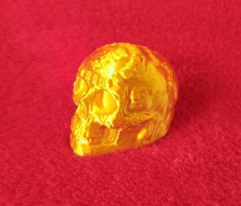 Aztecka Czaszka Śmierci Figurka Gwizdek