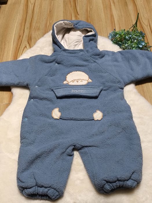 Kombinezon zimowy dla chłopca 68-74 niebieski