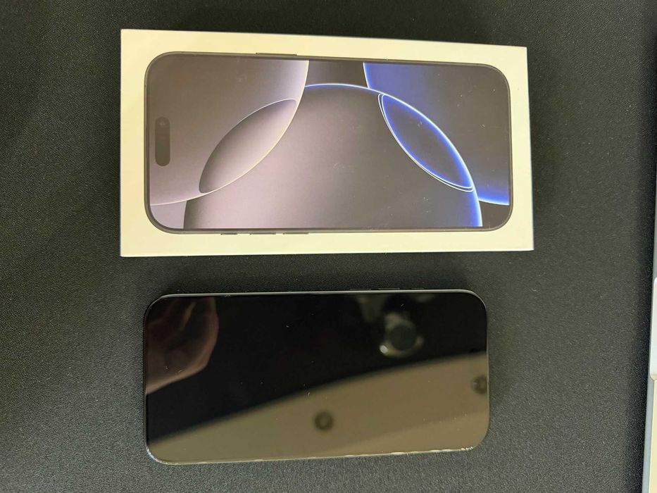 Iphone 16 Pro Max, Black Titanium, 256GB + чохол Pitaka Ultra-Slim