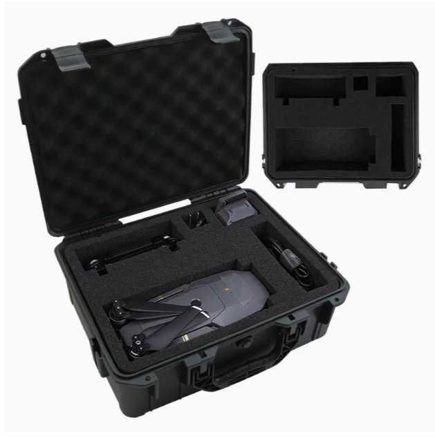 Водонепроникний і ударостійкий жорсткий кейс.