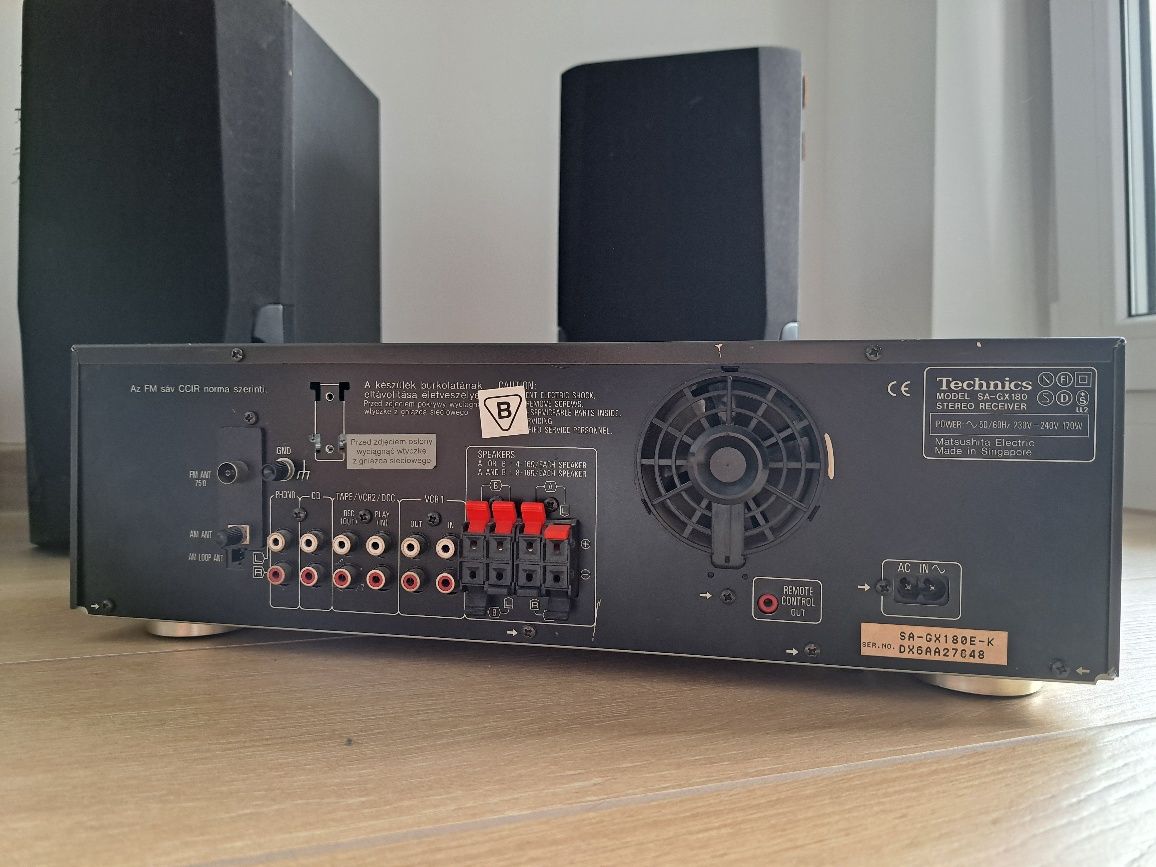 Wzmacniacz Technics SA-GX180 + kolumny SB-CH530A