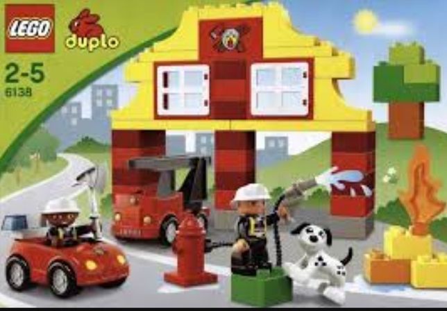 Лего дупло lego duplo пожарная станция машина конструктор 10837 6138
