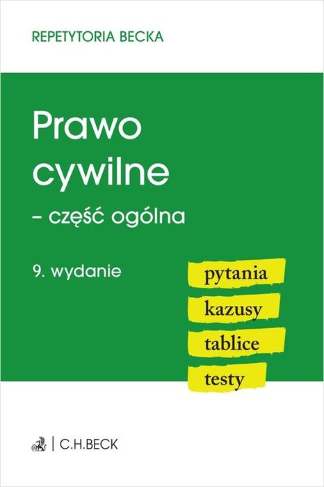 Prawo Cywilne - Część Ogólna .
