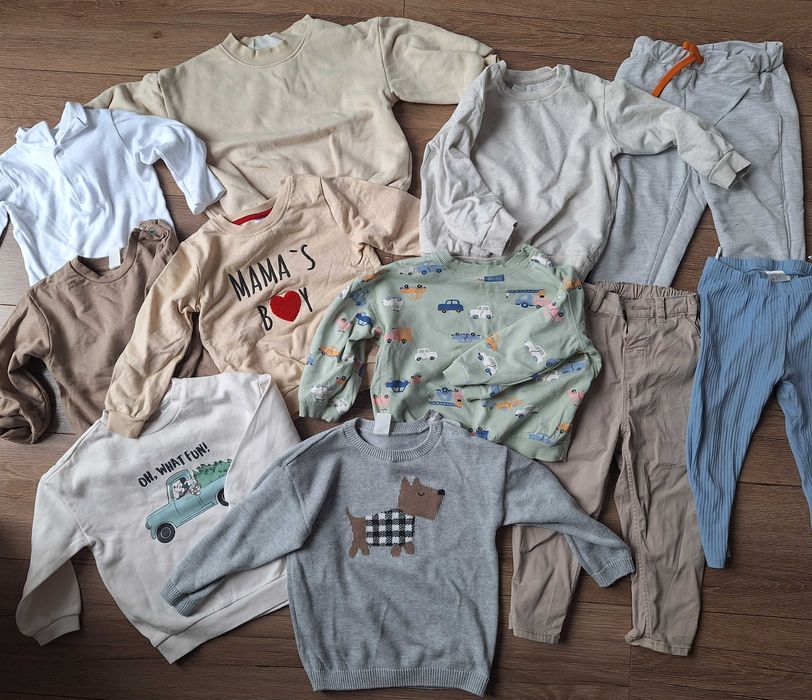 Paka ubranek dla chłopczyka rozmiar 92