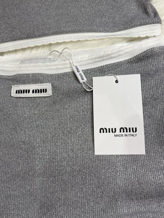 Набір білизни від Miu miu сірий