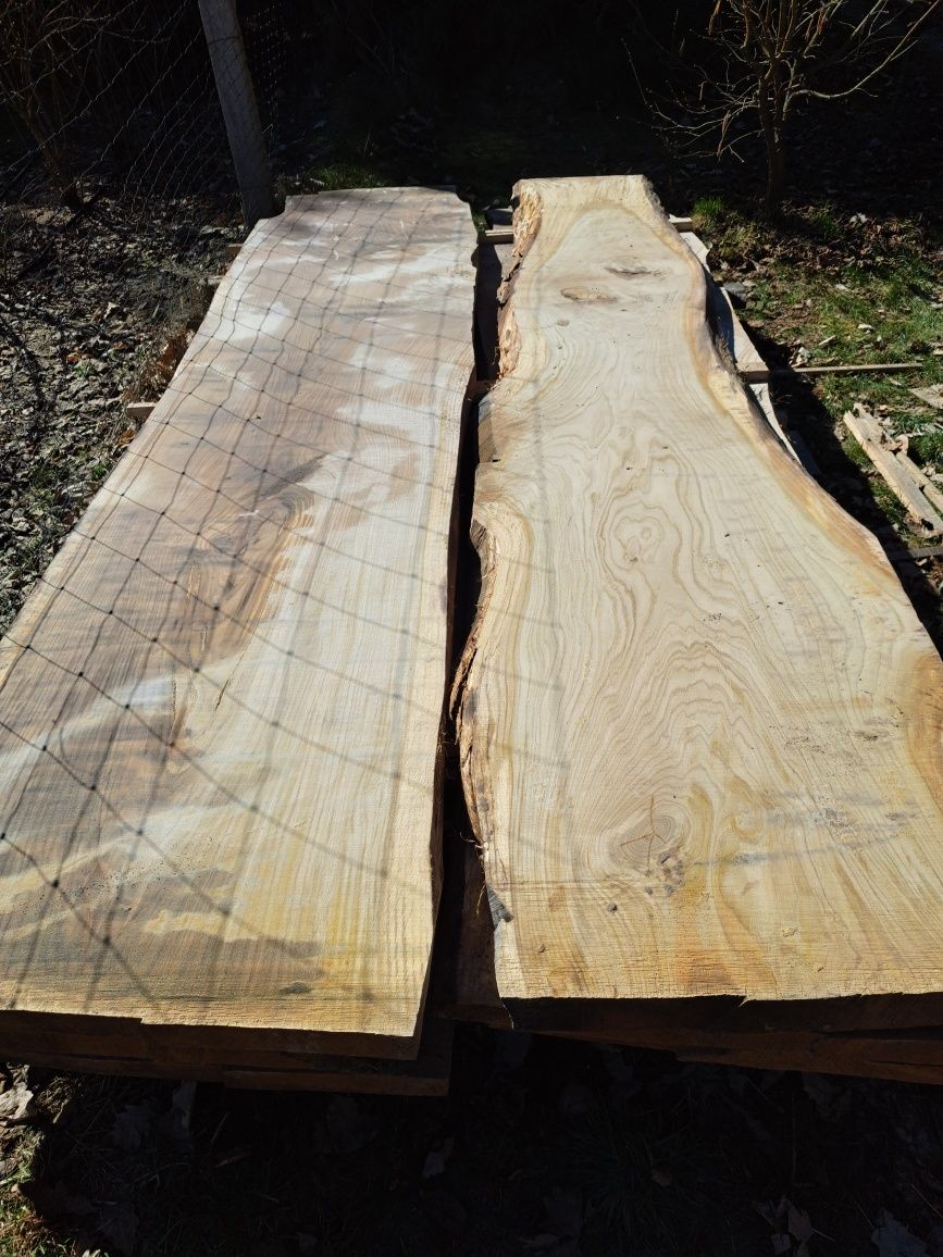 Bale monolity dąb tarcica 5.5x50-75x360cm