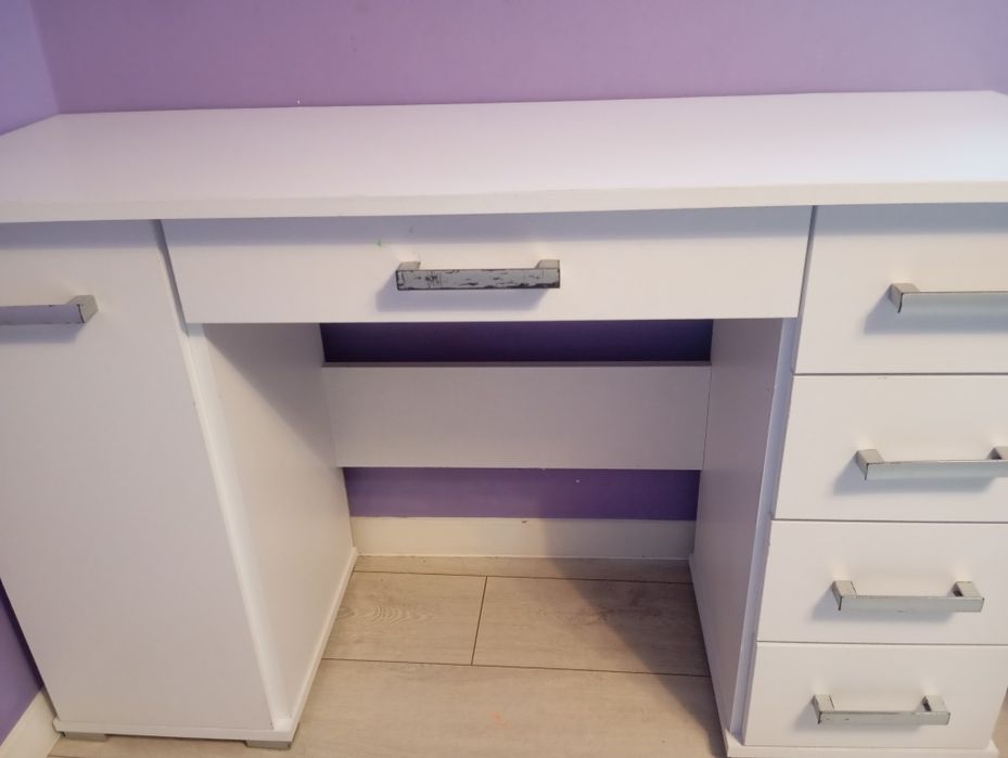 Biurko białe używane Odbiór osobisty