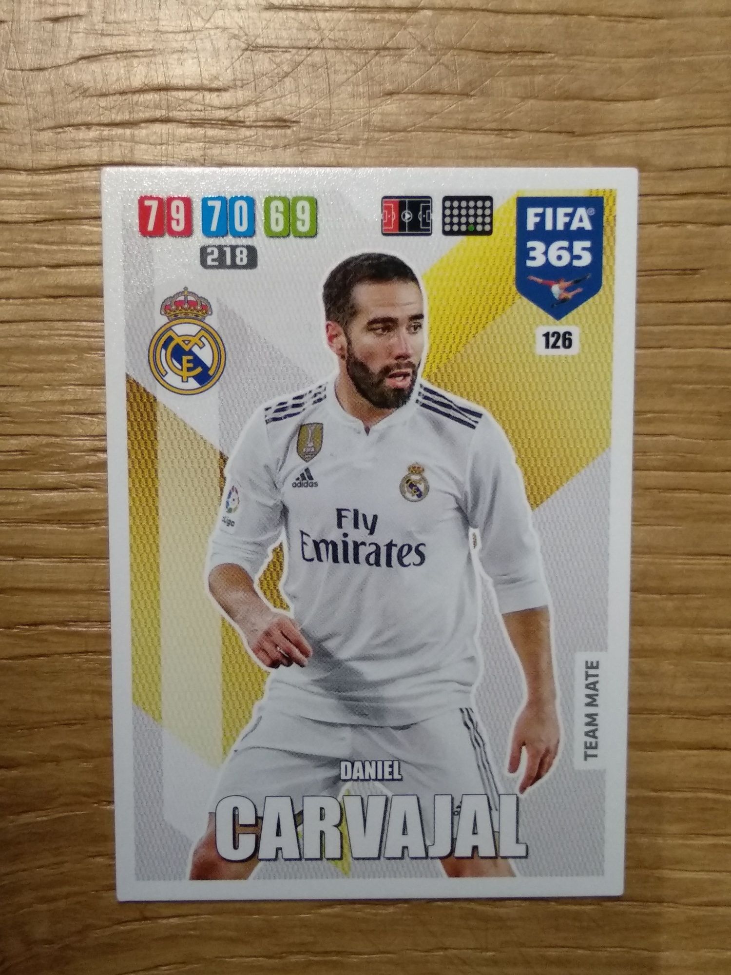 Panini Karta FIFA 365, 2020 Daniel Carvajal nr 126 Real Madryt