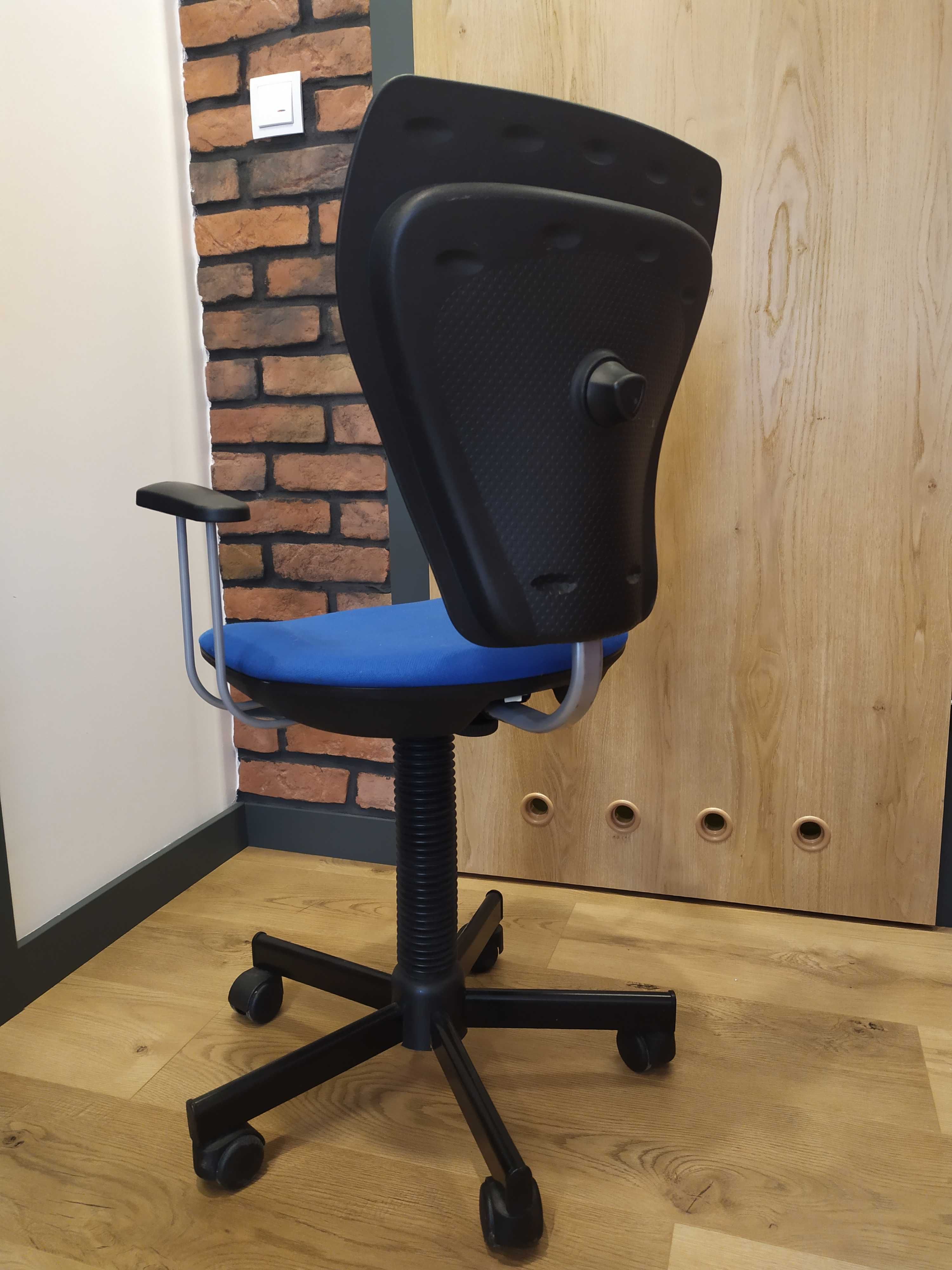 Fotel / krzesło obrotowe dla dzieci niebieskie