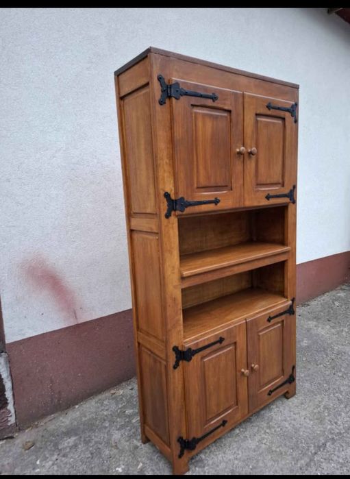 Kredens dębowy antyk