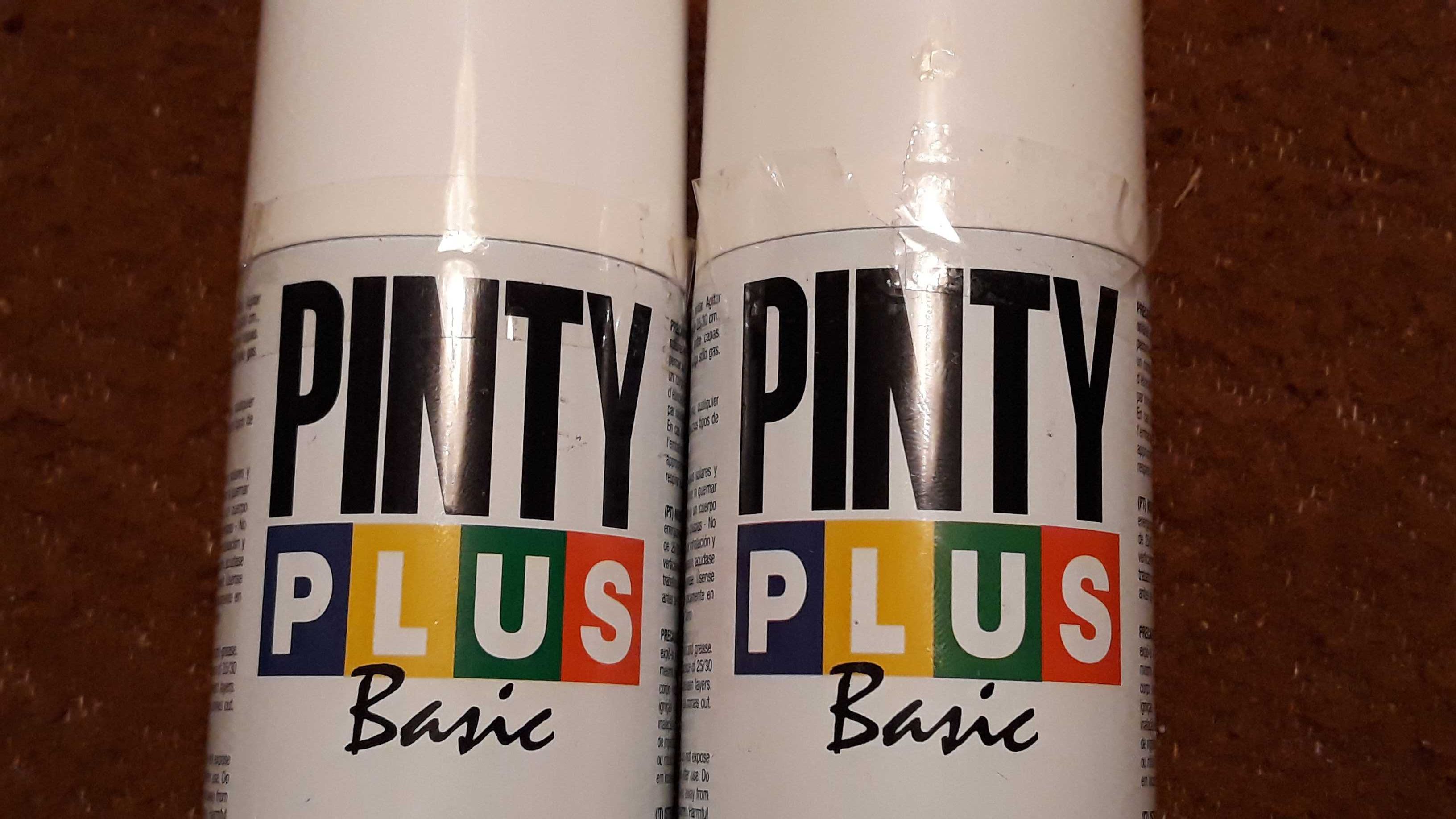 2 sprays tinta - Pinty Plus - novos - portes incluídos