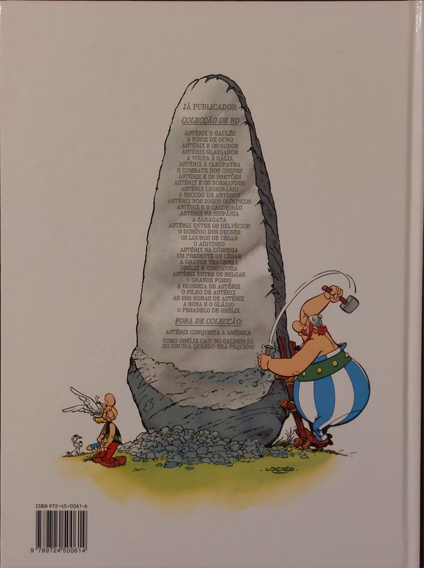 Livro de Banda Desenhada "Astérix e Cleópatra" - Capa Dura