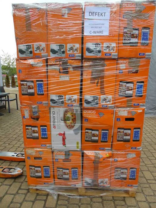 Paleta MIX Roboty kuchenne Niemcy - kategoria C  DEFEKT 24 szt