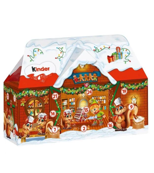 Адвент-календар Kinder 3D Будиночок -  чарівна солодка казка