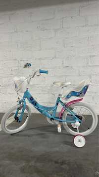Rowerek rower dzieciecy dla dziewczynk Elza Kraina Lodu Disney 16 cali