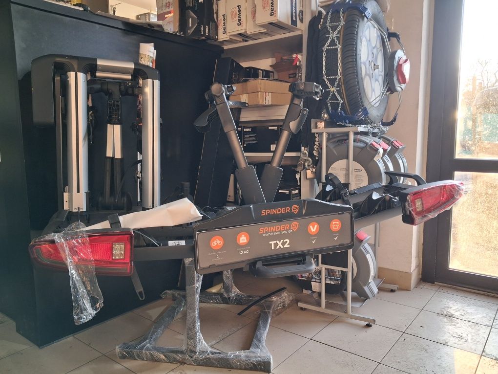 Bagażnik na rowery na hak składany Spinder TX2 LED Spinder Katowice