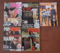 Revistas ProMúsica anos 90, 2000 e 2001
