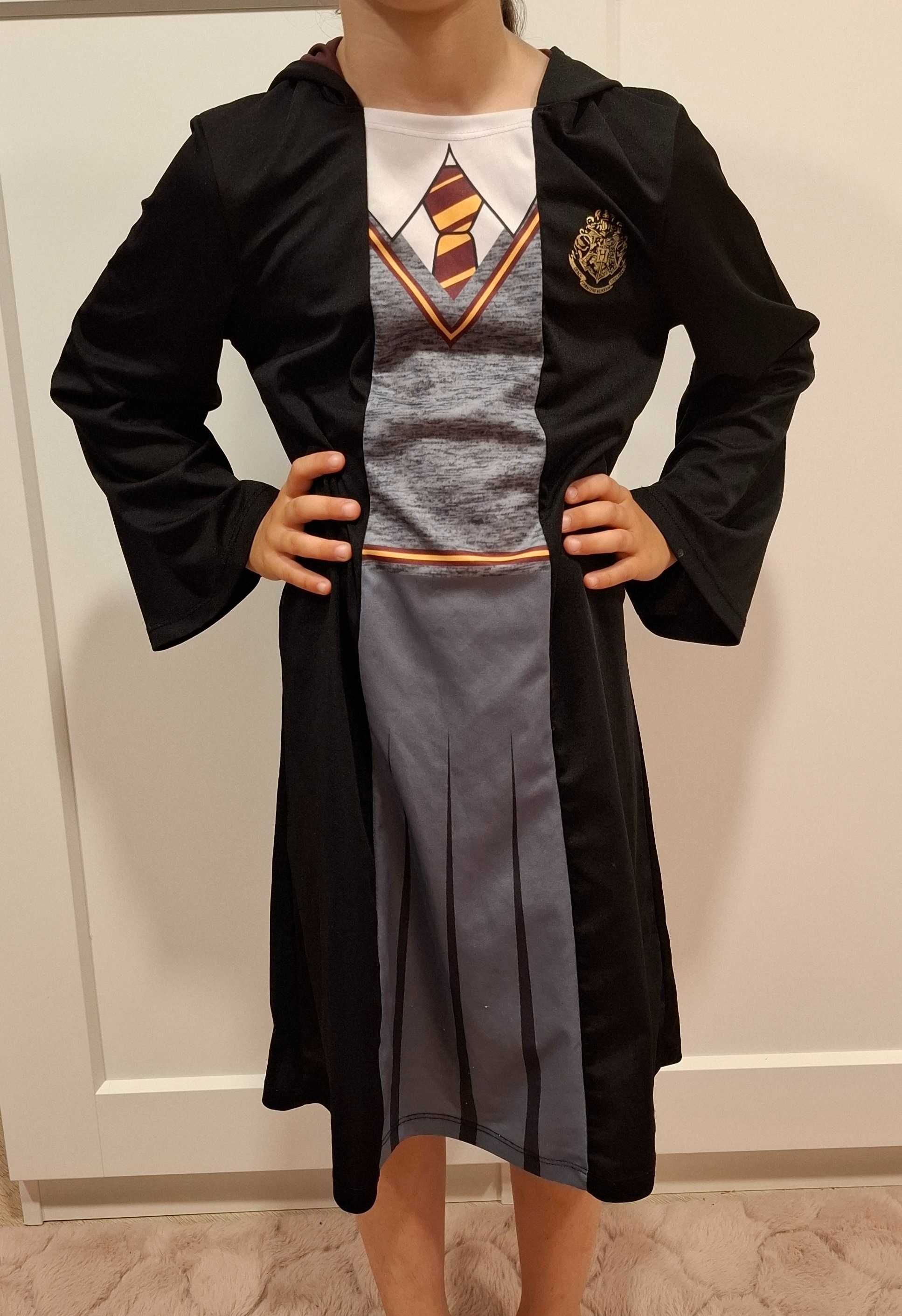 Strój Kostium Przebranie Hermiona Harry Potter Sukienka H&M 134-140