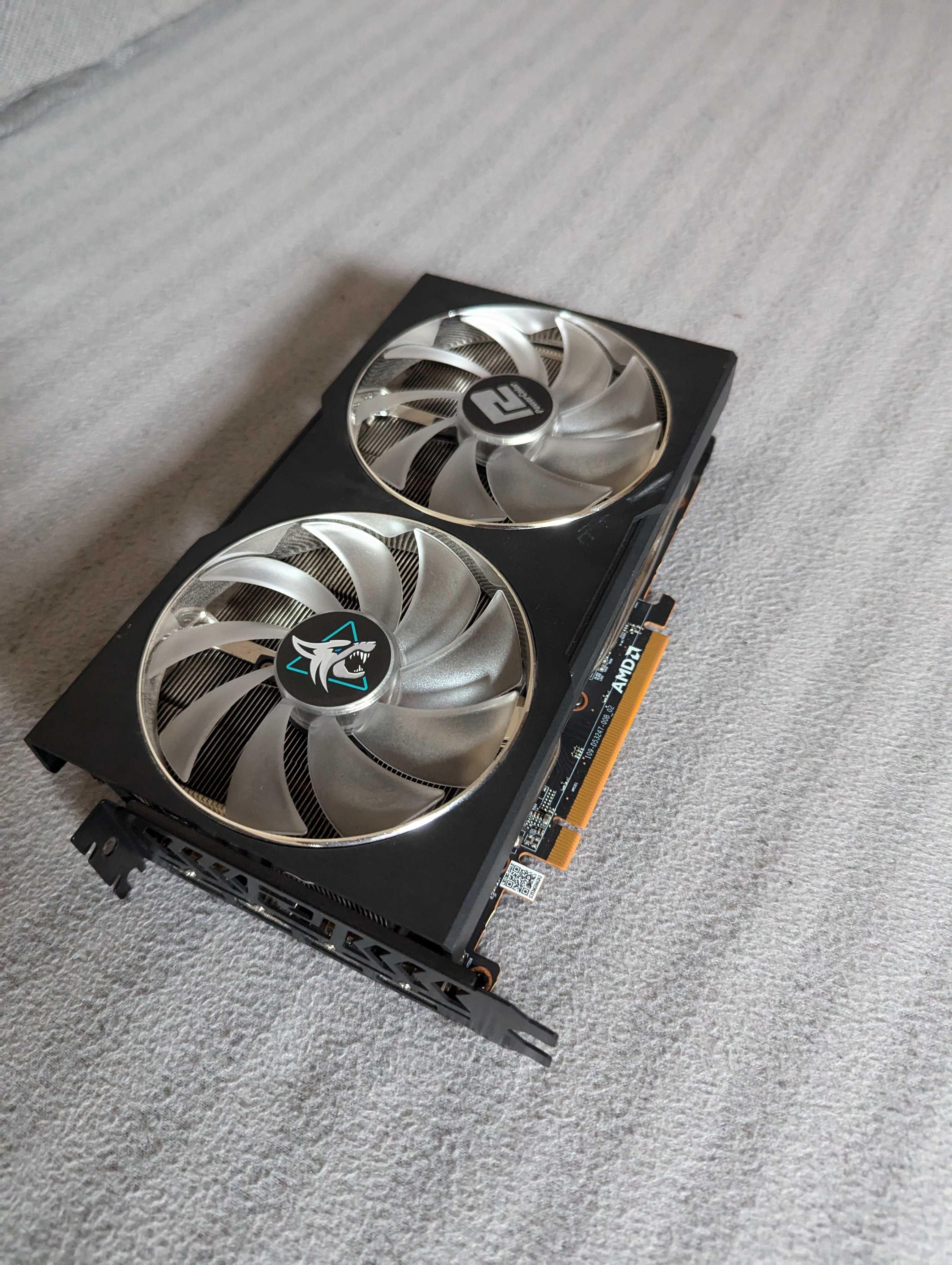 Karta graficzna - power color hellhound rx 6600 xt