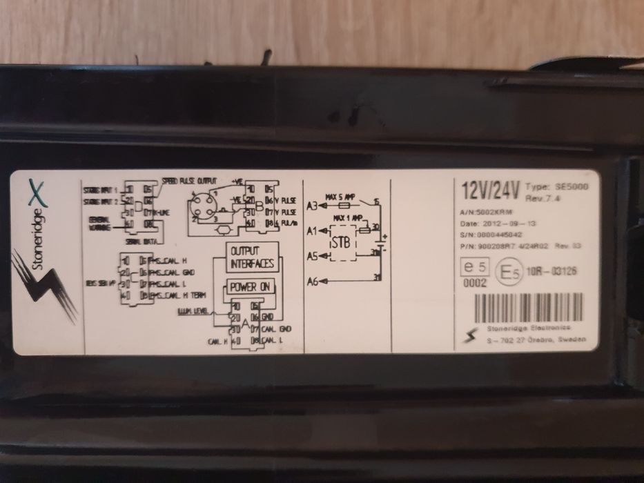 Тахограф Stoneridge se5000