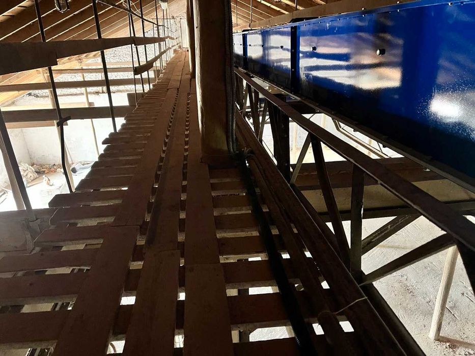 Траспортери скребкові для зерна, галерея для складів та ангарів млинів