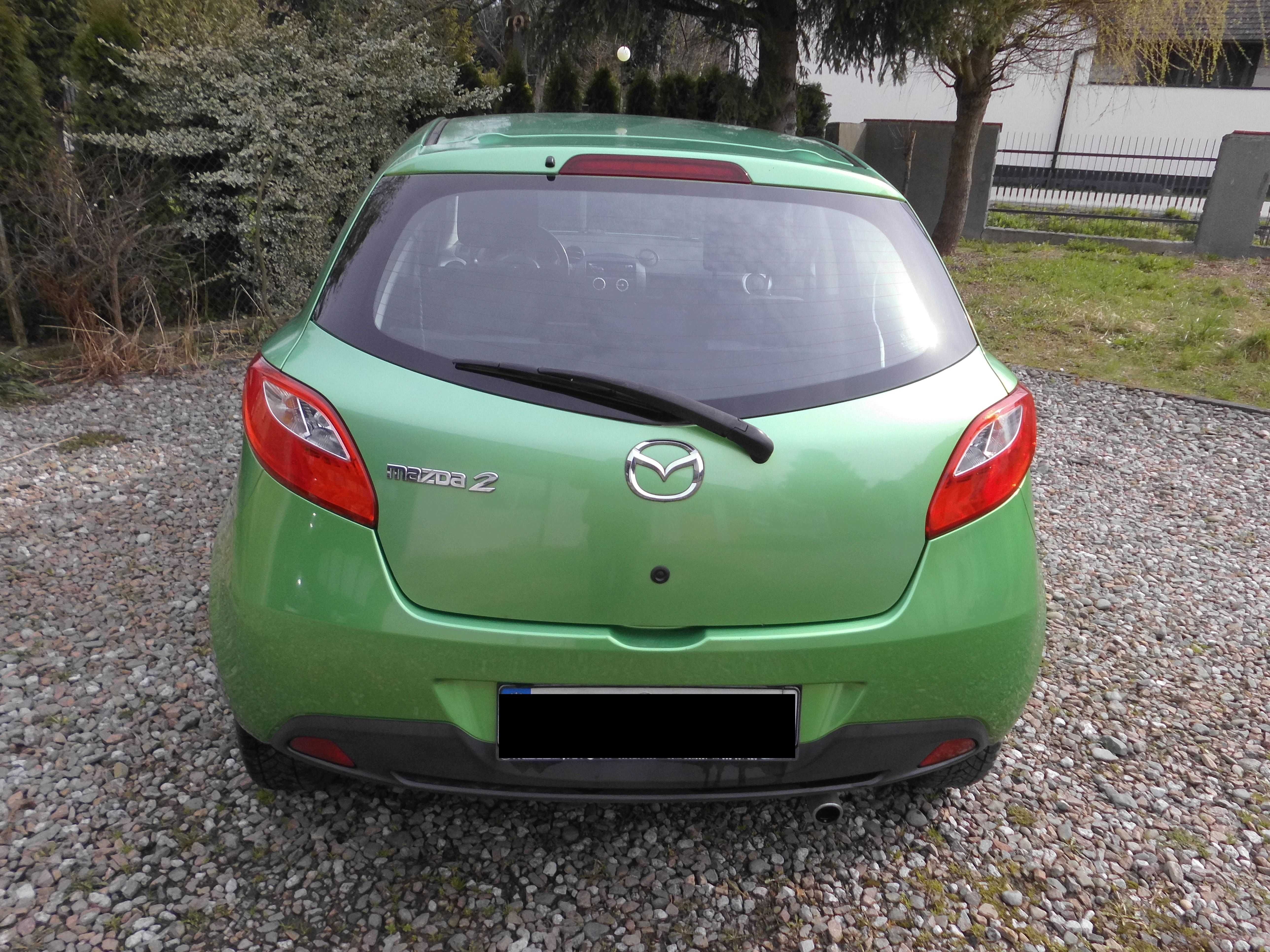 MAZDA 2- 2008-1.3b-102000km -I właściciel- klima-5drzwi- uszkodzony