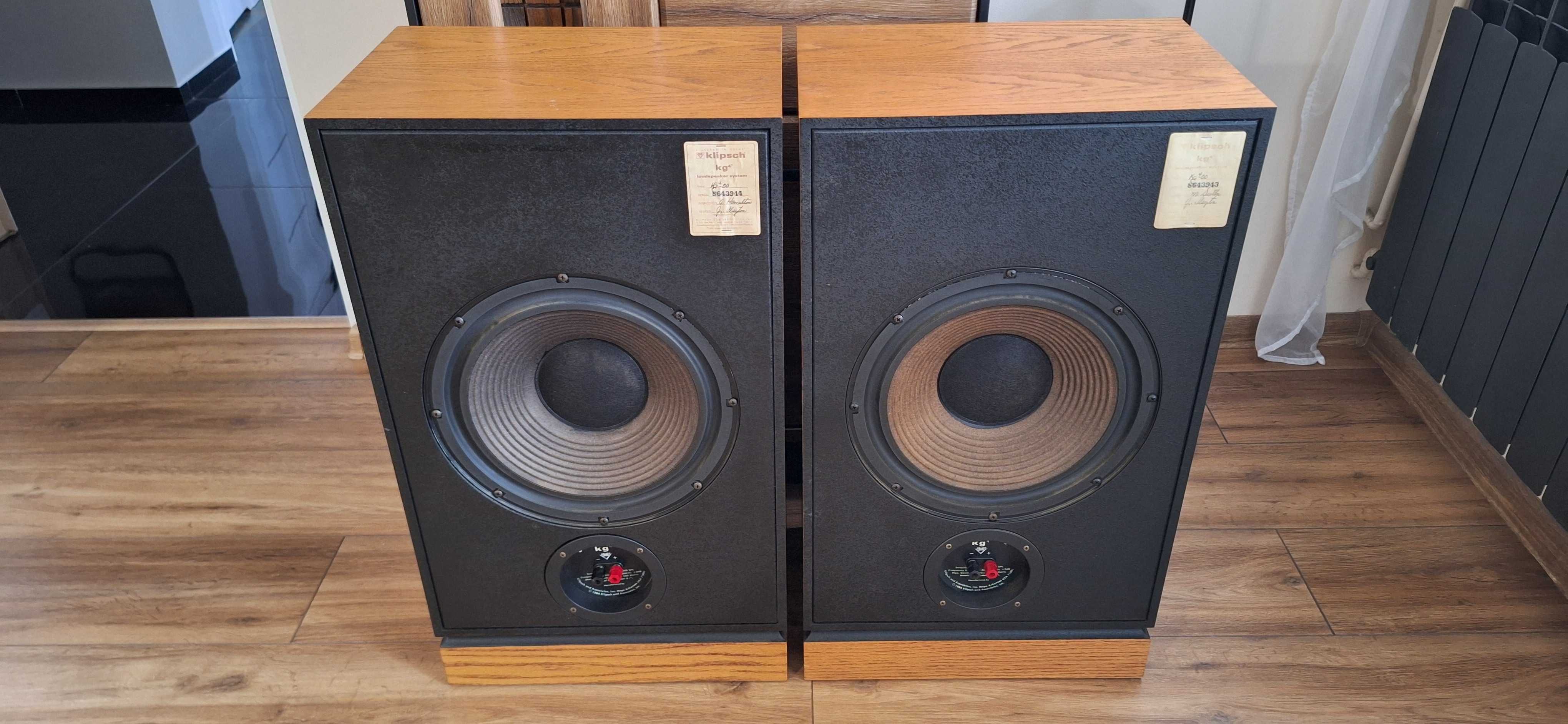Przepiękne Kolumny KLIPSCH KG-4 86 ROK MADE IN USA & Japan ! Potęga !