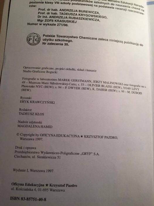 Chemia Podręcznik dla ucznia - K. Pazdro, M. Torbicka