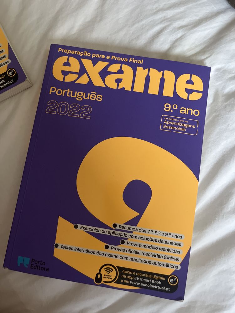 Livro exames matematica e portugues