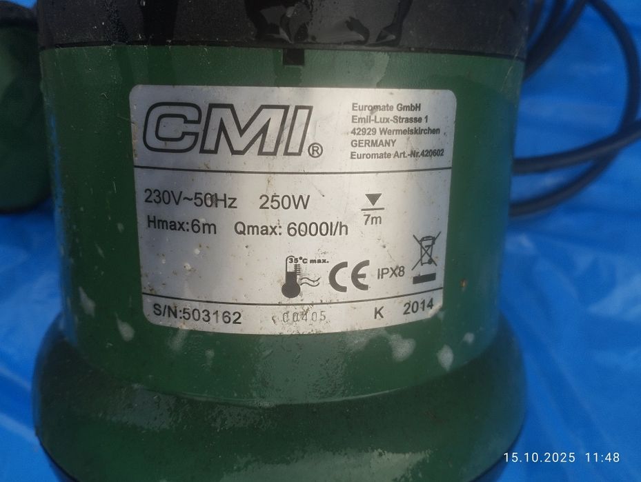 Pompa do wody CMI