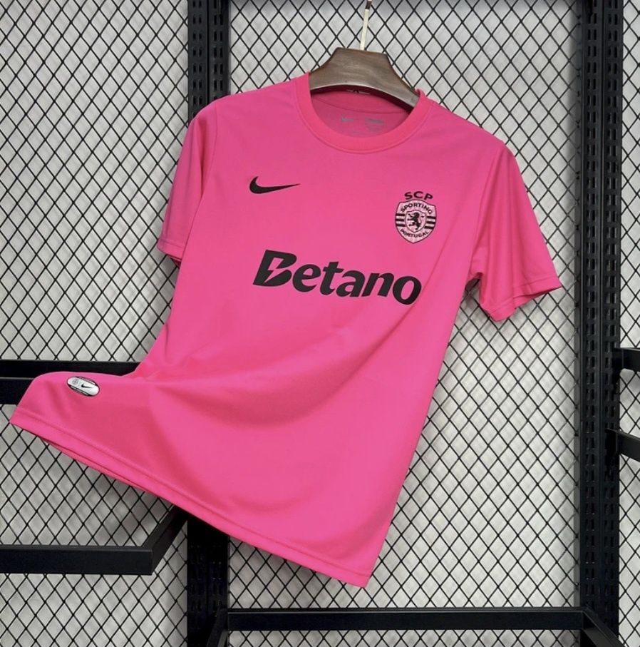 Camisola Sporting 24/25 rosa ed.especial