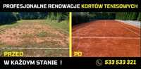 Renowacja - naprawa - serwis - kortów tenisowych kort tenis ziemny