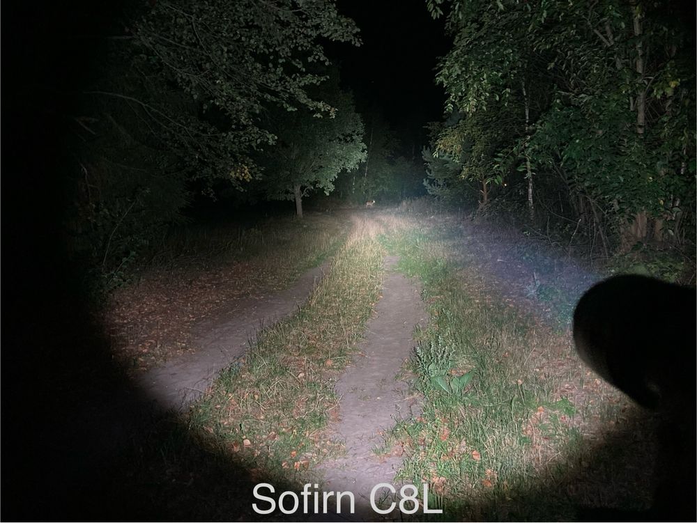 Latarka Sofirn C8L 3100 lumenów 531 metrów