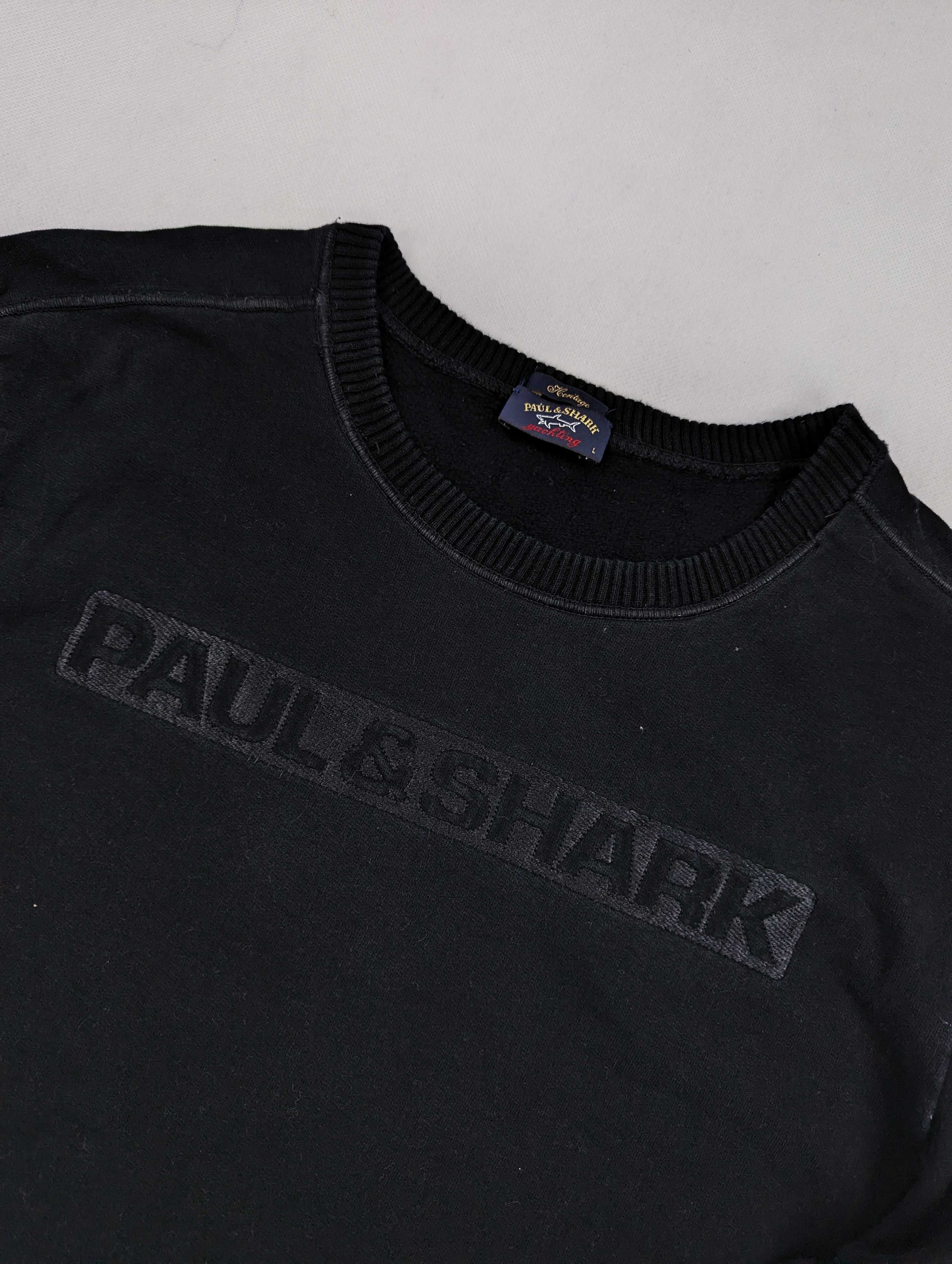 Paul & Shark granatowa bluza L logo