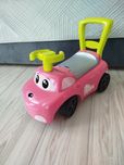 Jeździk pchacz samochodzik samochód różowy SMOBY, używany tylko w domu