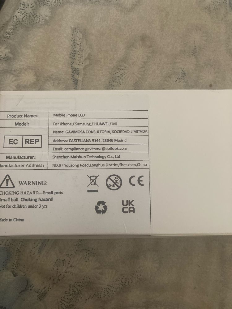LCD telemóvel Novo
