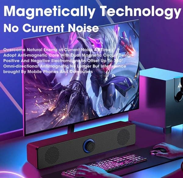 Саундбар 4D с объемным звуком, Bluetooth стерео колонка с сабвуфером