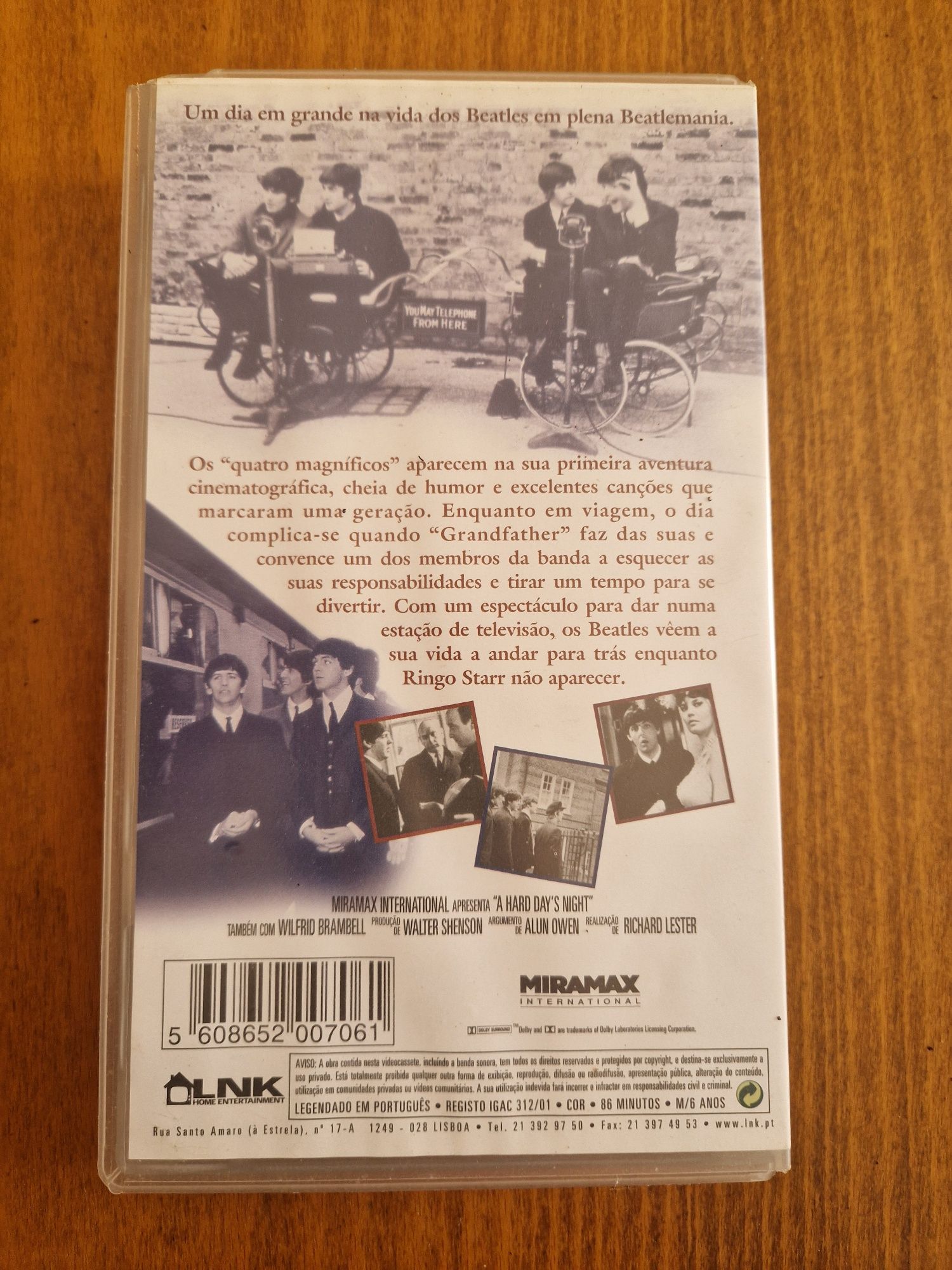 The Beatles: " A Hard Day's Night" (VHS)