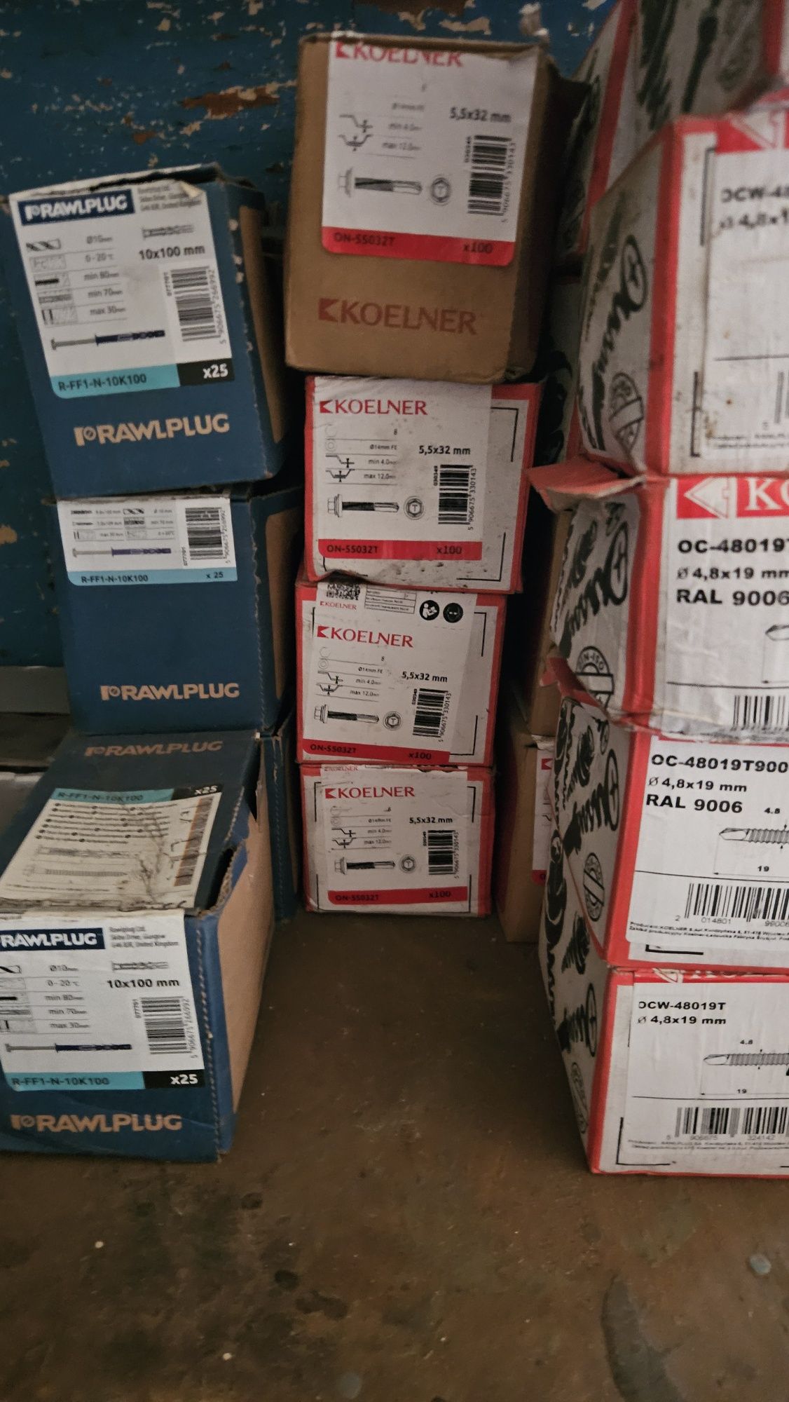 Zestaw kołków i wkrętów - Koelner, Rawlplug, Gamet