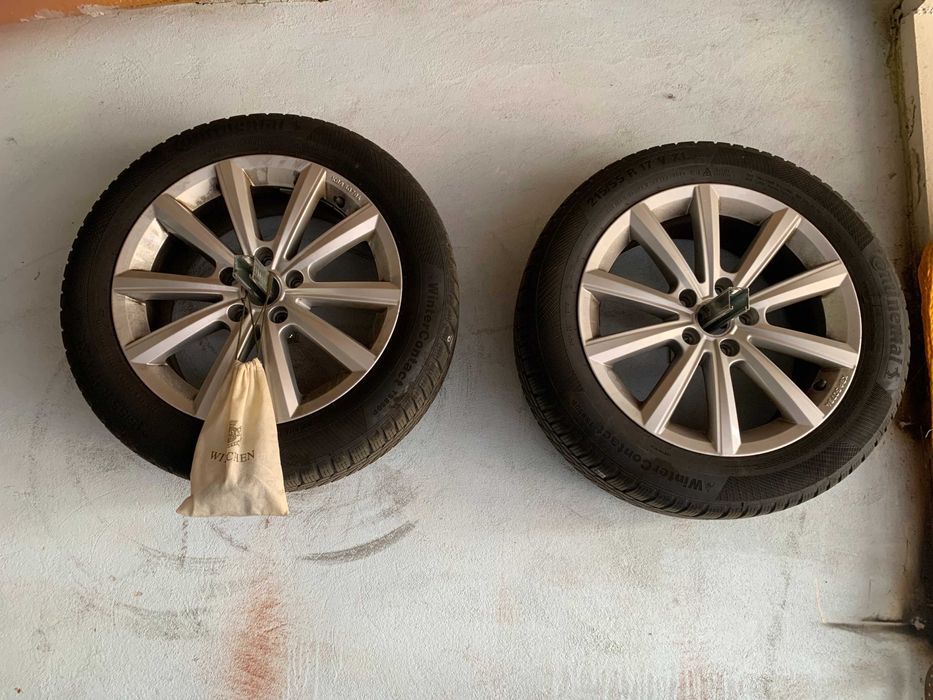 Koła zimowe VW 215/55 R17 Continental