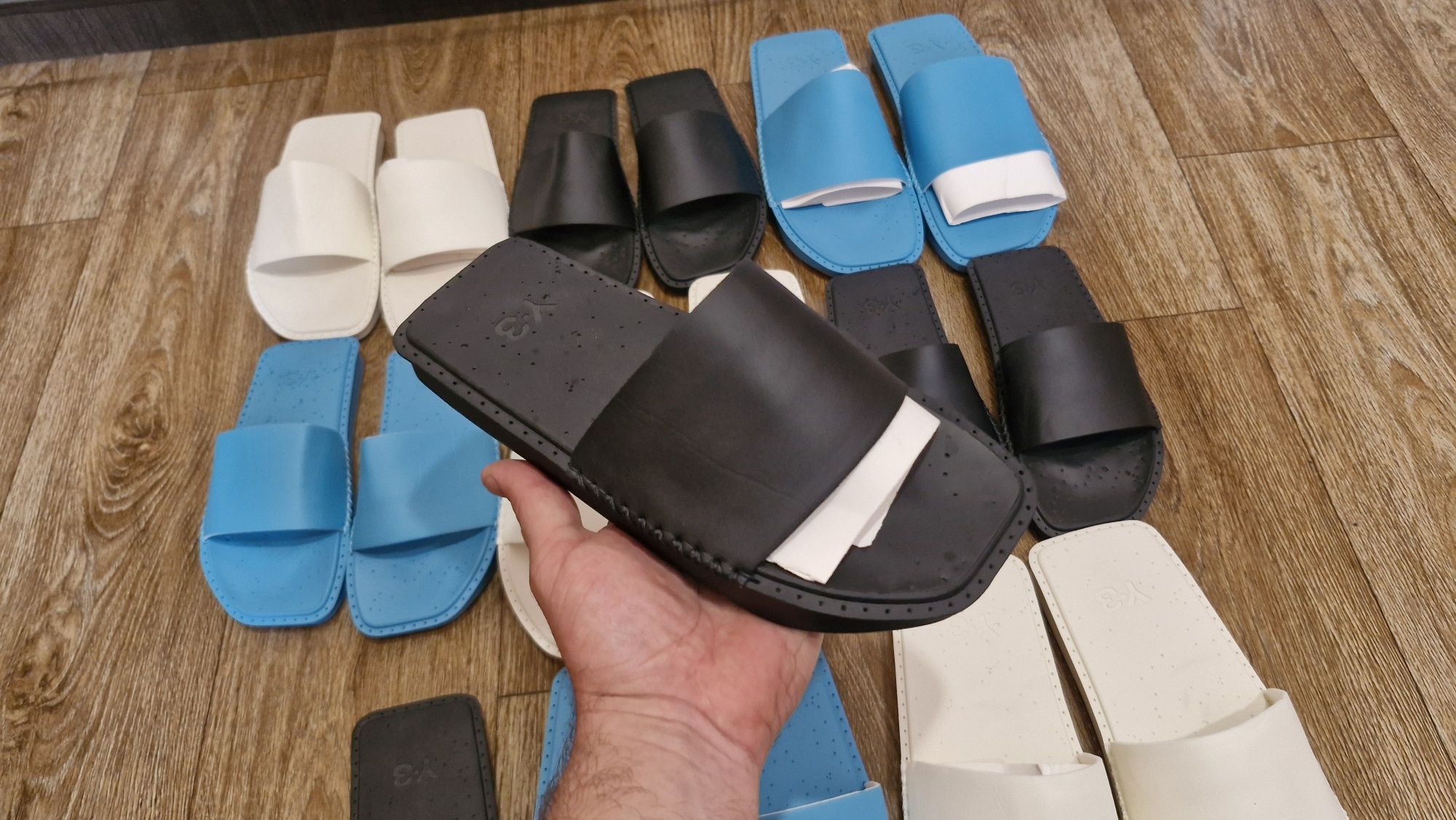Жіночі чоловічі тапки Adidas Y-3 Yohji Yamamoto