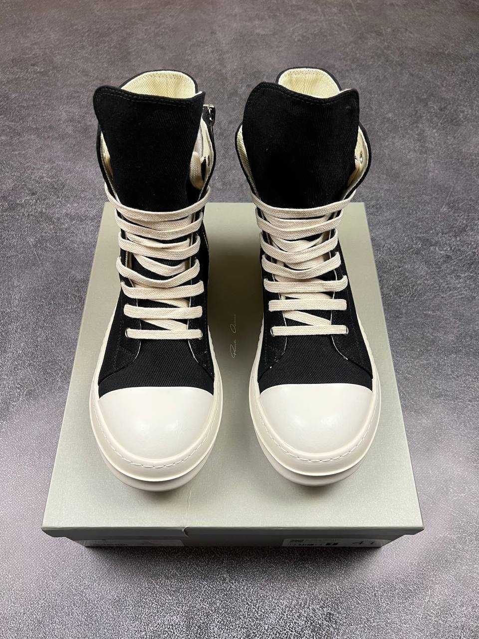 Rick Owens Ramones Black White Оригинал
