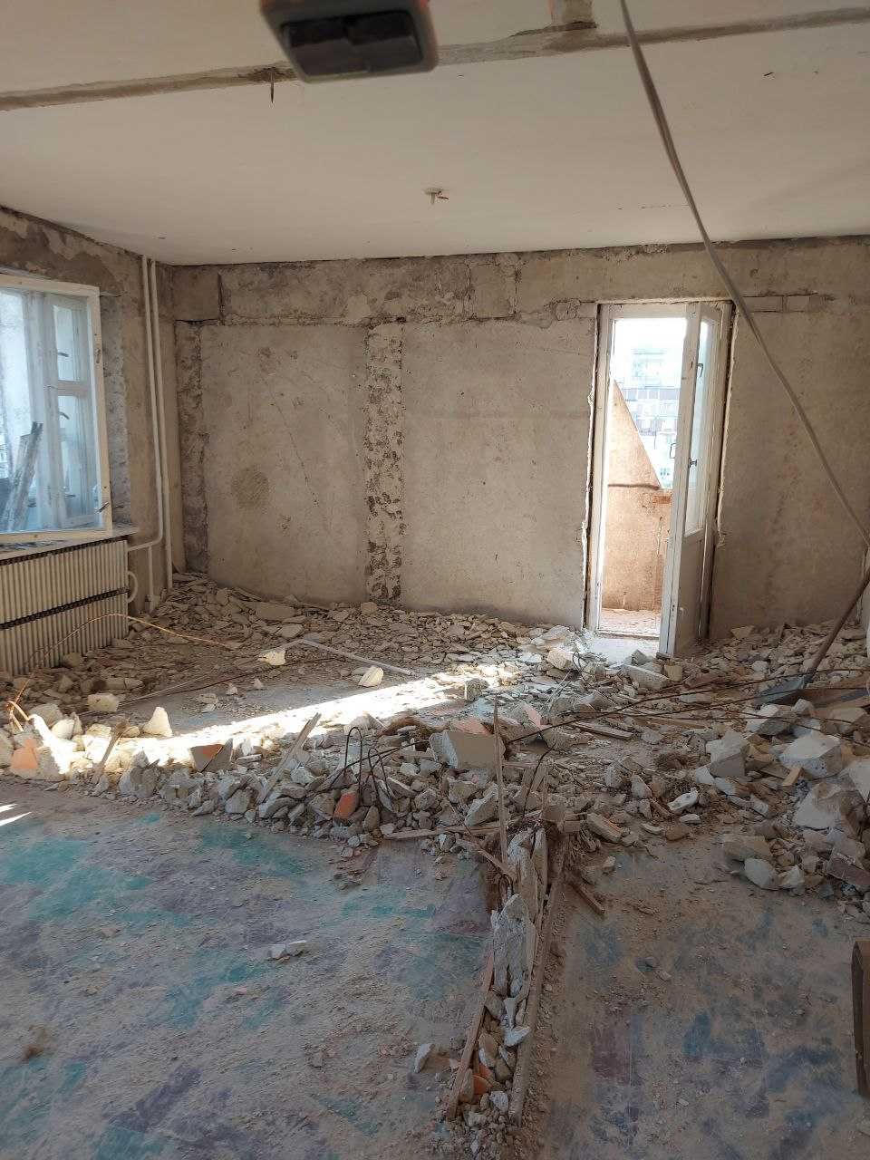 ДЕМОНТАЖ квартир, зданий, домов, строений, гаражей, бетона