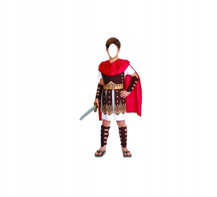 strój gladiator 120/130 cm przebranie kostium halloween karnawał bal